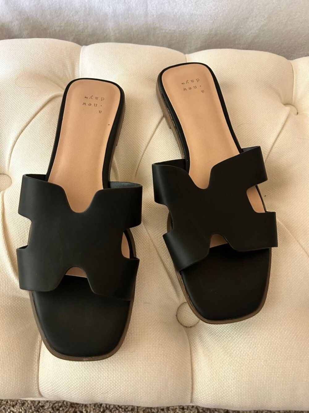 A New Day Black Womens Sandal Size 8.5